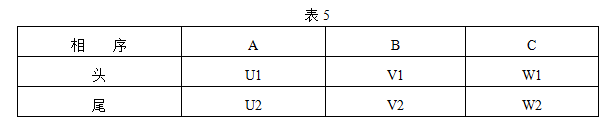 YBK3防爆電機接線對應表